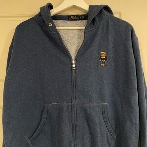 Ralph Lauren Zip-up Bear Sweater
